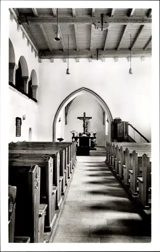 Ak Bermaringen Blaustein Baden Württemberg, Ev. Martinskirche