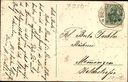 Ak Biberbach an der Riß, Weißer Turm