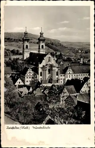 Ak Zwiefalten in Baden Württemberg, Münsterkirche