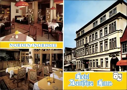 Ak Norden Ostfriesland, Hotel Deutsches Haus