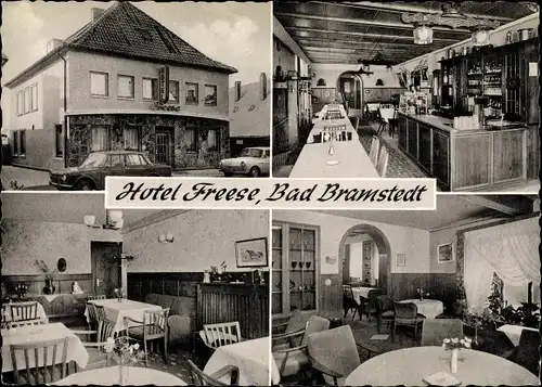 Ak Bad Bramstedt in Holstein, Hotel Freese, Innenansicht