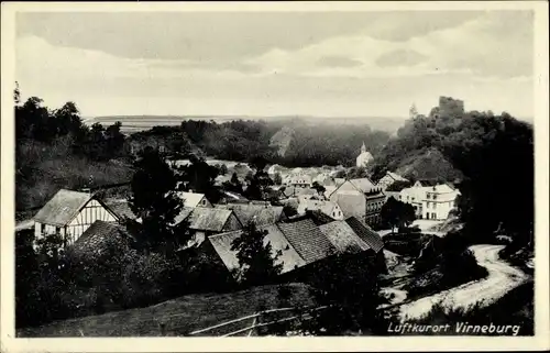 Ak Virneburg in der Eifel, Blick auf den Ort, Häuser