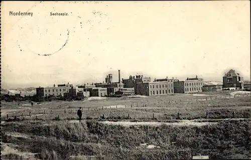 Ak Norderney in Ostfriesland, Seehospiz