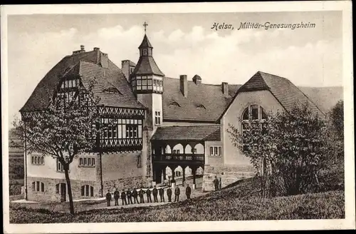 Ak Helsa in Hessen, Militär Genesungsheim
