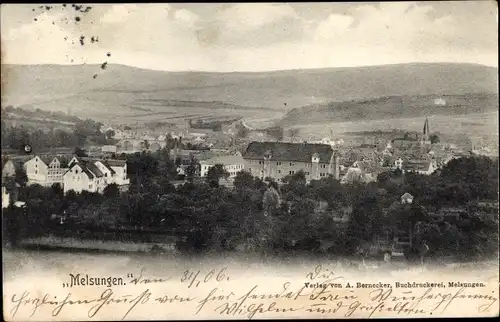 Ak Melsungen in Hessen, Panorama