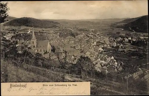 Ak Biedenkopf an der Lahn, Talblick