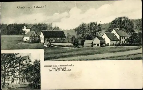 Ak Lahnhof Nenkersdorf Netphen im Siegerland, Gasthof