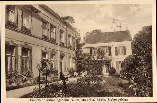 Ak Niederdollendorf Königswinter am Rhein, Eisenbahn Erholungsheim