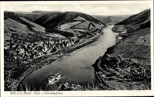 Ak Neef an der Mosel, Panorama