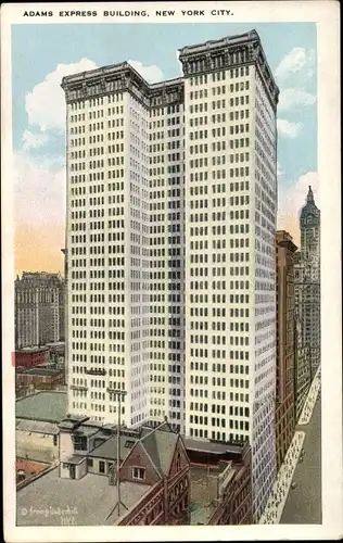Ak New York City USA, Adams Express Building