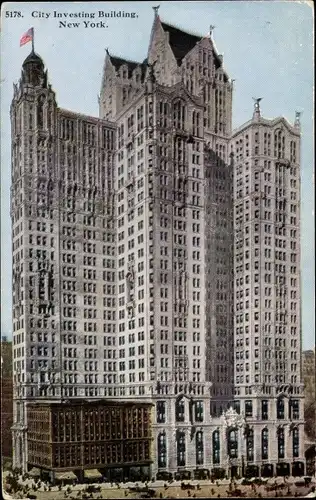 Ak New York City USA, City Investing Building