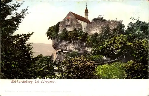 Ak Bregenz am Bodensee Vorarlberg, Gebhardsberg