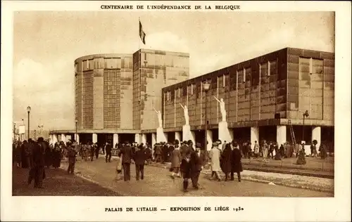 Ak Liège Lüttich Wallonien, Weltausstellung 1930, Palais de L'Italie