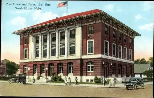 Ak North Platte Nebraska USA, Post Office and Federal Building