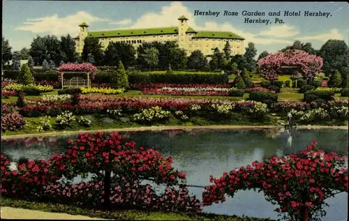 Ak Hershey Pennsylvania USA, Rose Garden and Hotel Hershey