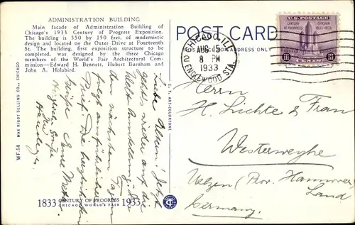 Ak Chicago Illinois, Administration Building