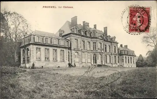 Ak Prouzel Somme, Le Chateau