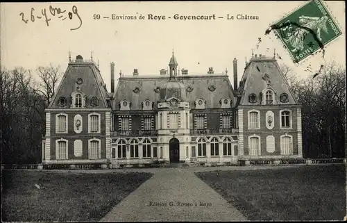 Ak Goyencourt Somme, Le Chateau