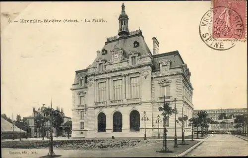 Ak Le Kremlin Bicêtre Val de Marne, La Mairie