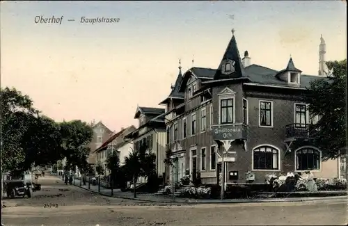 Ak Oberhof im Thüringer Wald, Hauptstraße, Konditorei