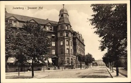 Ak Tschernjachowsk Insterburg Ostpreußen, Hotel Dessauer Hof