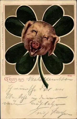Litho Schwein, Kleeblatt