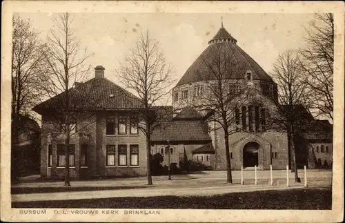 Ak Bussum Nordholland Niederlande, O. L. Vrouwe Kerk Brinnklaan