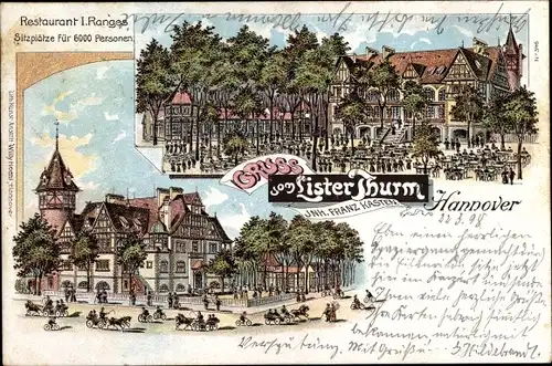 Litho Hannover in Niedersachsen, Lister Turm