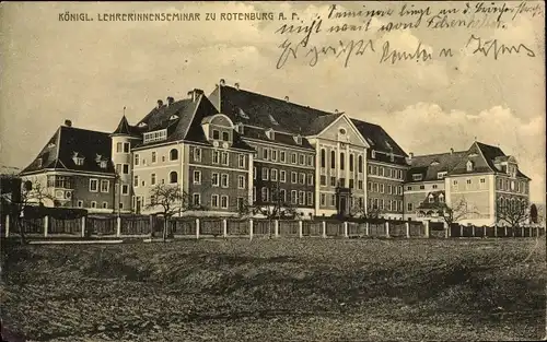 Ak Rotenburg an der Fulda, Kgl. Lehrerinnenseminar