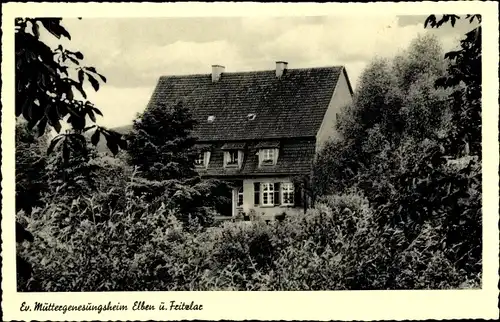 Ak Elbenberg Naumburg i. H., Blick auf das ev. Müttererholungsheim