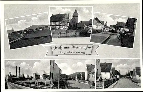 Ak Kleinenglis Borken Hessen, Dorfansichten, Fabrik