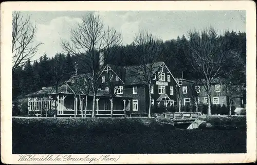 Ak Braunlage im Oberharz, Waldmühle