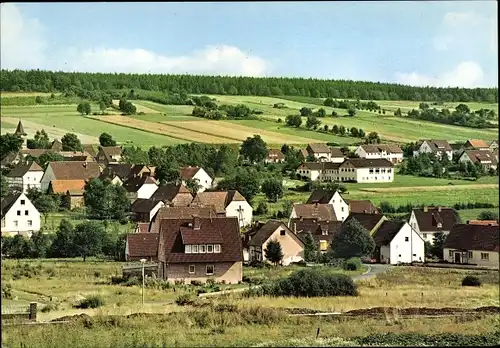 Ak Silberborn Holzminden im Solling, Blick auf den Ort