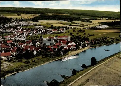 Ak Lüchtringen Höxter an der Weser, Luftaufnahme