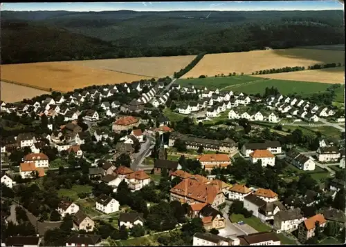 Ak Fürstenberg an der Weser, Luftbild