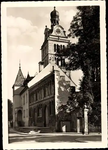 Ak Regensburg an der Donau Oberpfalz, St. Emmerm, Doppelportal