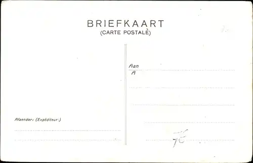 Ak Dampfschiff SS Insulinde, Innenansicht, Rotterdamsche Lloyd