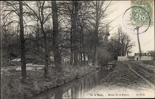 Ak L'Hay Val de Marne, Bords de la Bievre