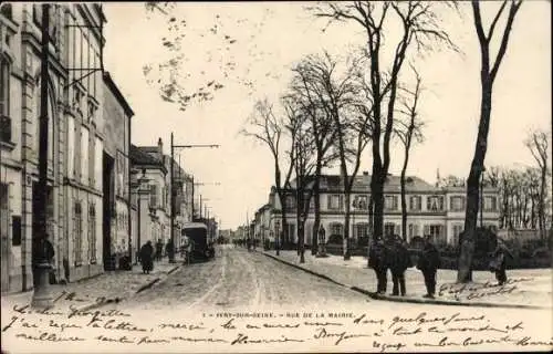 Ak Ivry sur Seine Val de Marne, Rue de la Mairie