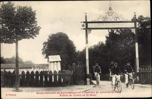 Ak Joinville le Pont Val de Marne, Ecole Normale de Gymnastique et d'Escrime, Camp de Saint Maur