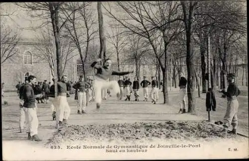 Ak Joinville le Pont Val de Marne, Ecole Normale de Gymnastique, Saut en hauteur