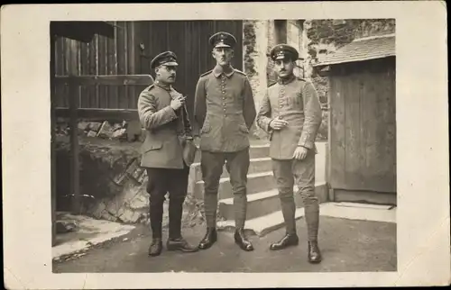 Foto Ak Deutsche kriegsgefangene Soldaten, I WK