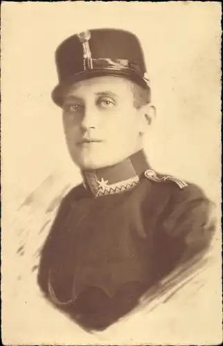 Foto Ak Ungarischer Soldat in Uniform, KuK