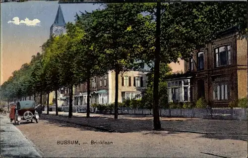 Ak Bussum Nordholland Niederlande, Brinklaan