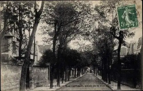 Ak Bois Colombes Hauts de Seine, Rue Centrale