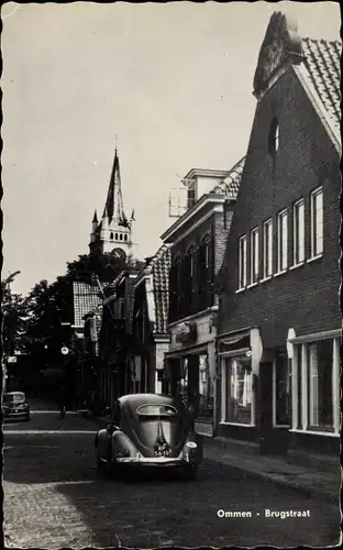 Ak Ommen Overijssel Niederlande, Brugstraat