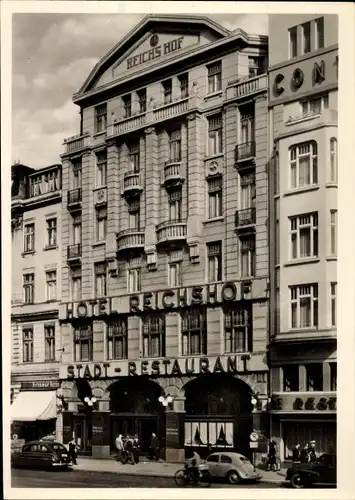 Ak Hamburg Mitte Altstadt, Hotel Reichshof, Stadt Restaurant