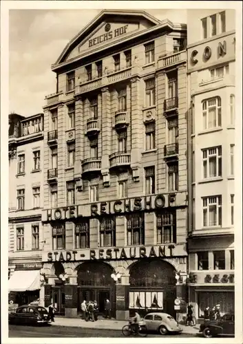 Ak Hamburg Altstadt, Hotel Reichshof, Restaurant