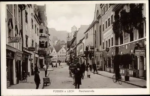 Ak Füssen am Lech Ostallgäu, Reichenstraße