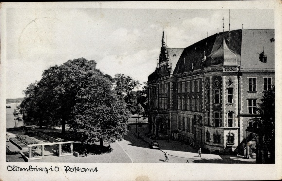 Ak Oldenburg in Oldenburg, Postamt, Am Stau, Straße Nr